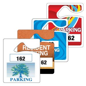 Small Parking Hang Tag - Designs and Patterns