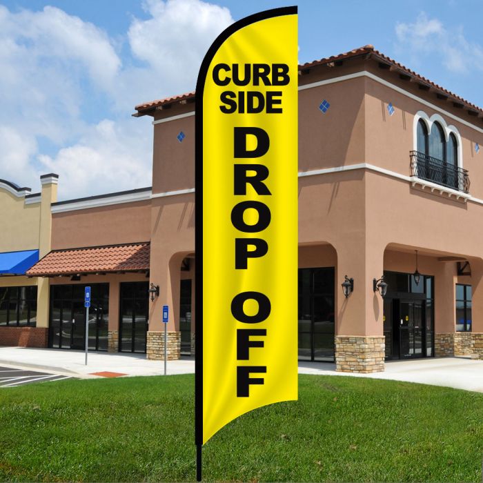 Curbside Drop Off Wave Flag Kit