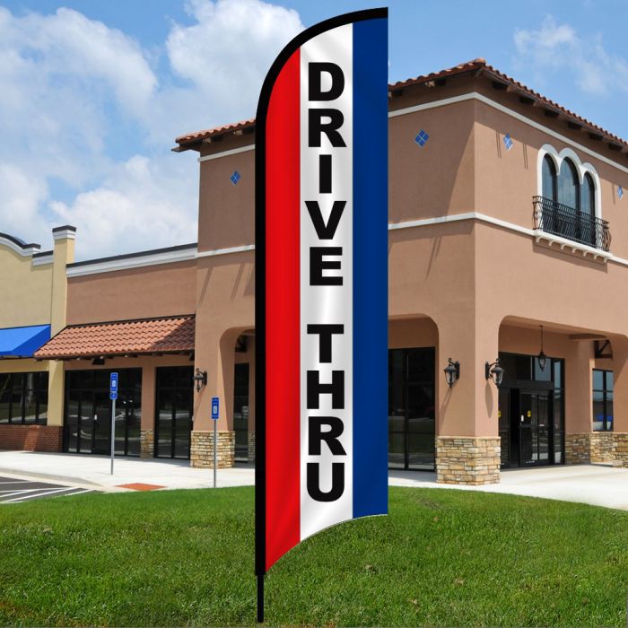 Drive Thru Patriotic Wave Flag Kit