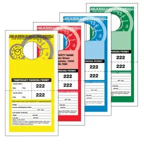 Temporary Hang Tags