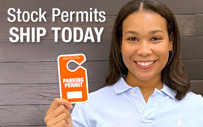 Hang Tags and Parking Stickers!