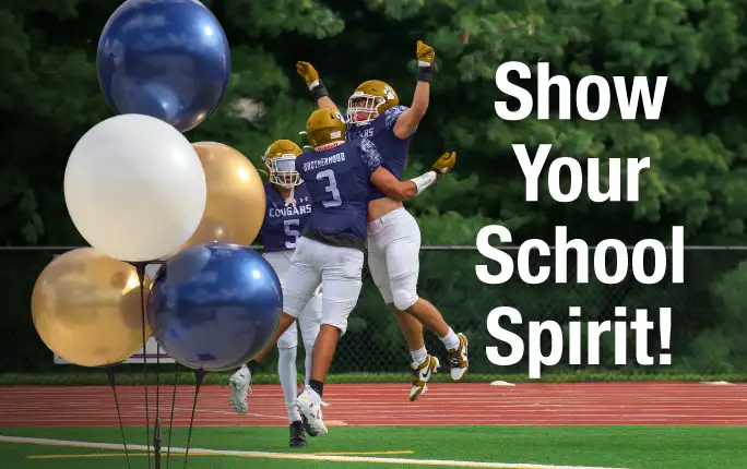 Show your school spirit with Reusable Balloons Clusters.