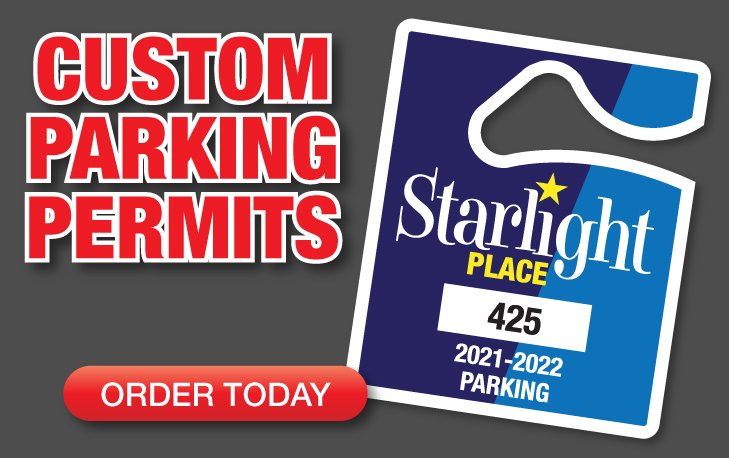 Custom Parking Permits - Order Today